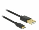 DeLock USB 2.0-Kabel 3er Set USB A - Micro-USB