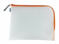 HERMA Etui Mesh Bag 36 x 28 cm/ Orange/Weiss