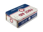 Nostalgic Art Medikamentenbox First Aid Blau/Rot/Weiss, Breite: 23 cm