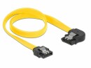 DeLock SATA3-Kabel gelb, links gewinkelt, 30 cm, Datenanschluss