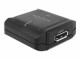 DeLock DisplayPort 1.4 Repeater 8K 30 Hz Kaskadierbar, schwarz