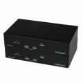 StarTech.com - USB DVI KVM Console Extender w/ Serial & Audio Over MM Fiber - 2km