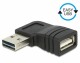 Image 0 DeLOCK - Adapter EASY-USB 2.0-A male > USB 2.0-A female angled left / right