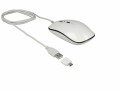 DeLock Maus 12532 USB-Type-A &Type-C, Maus-Typ: Standard, Maus