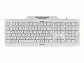 Cherry KC 1000 SC - Tastatur - USB - Schweiz - Pale Gray