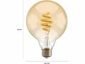 hombli Leuchtmittel Smart Filament Bulb, E27, 5.5 W, Globe