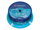 Verbatim CD-R 52x 80Min/700MB 25-Spindel