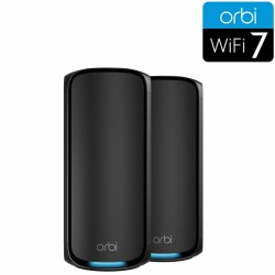 Orbi série 970 Sytème Mesh WiFi 7 Quad-Bande, 27 Gbps, Kit de 2, noir