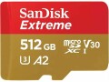 SanDisk Extreme - Carte mémoire flash (adaptateur microSDXC vers