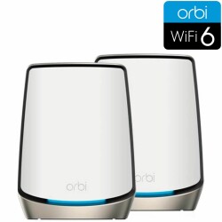 Orbi 860 Serie Tri-Band WiFi 6 Mesh-System, 6 Gbit/s, 2er-Set, weiss