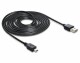 DeLock Delock Easy-USB2.0-Kabel A-MiniB: 1m, USB-A