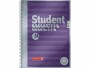 Brunnen Collegeblock Premium Student Noten A4, Liniert, 50 Blatt