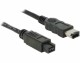 DeLock FireWire-Kabel 400Mbps 9Pin-6Pin 3 m, Datenanschluss