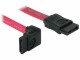 DeLock SATA2-Kabel rot, gewinkelt, 30 cm, Datenanschluss Seite A