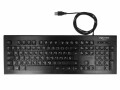 DeLock Tastatur 12672 USB Water Drop DE-Layout, Tastatur Typ