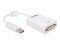 Bild 2 DeLock Adapter Displayport - DVI-I Weiss, Kabeltyp: Adapter