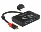 DeLock Dockingstation USB 3.1 Typ-C Gen1 - 2x Typ-A