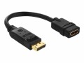 Purelink PureInstall PI155 - Videoanschluß - DisplayPort / HDMI - 10 cm