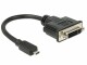 DeLock Monitoradapter Micro-D-HDMI Stecker zu DVI-Buchse