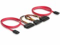 DeLock SATA2-Kabel 2x SATA - 2x SATA mit Strom