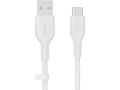 BELKIN FLEX USB-A/USB-C SILICONE CBL F SILICONE CABLE SUPPORTS