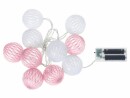 COCON Lichterkette LED Rosa/Weiss, 175 cm, Betriebsart