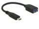 DeLock USB3.1 Adapterkabel, A - C, 10cm, SW