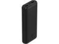 BELKIN Powerbank BPB014BTBK 20000 mAh, Akkutyp: Lithium-Ion