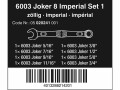 Wera Ringgabelschlüssel-Set 6003 Joker 8 Imperial Set 1