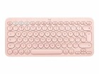 Logitech Bluetooth-Tastatur - K380 for Mac Multi-Device Rosa