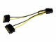 StarTech.com - 6in SATA Power to 6 Pin PCI Express Video Card Power Cable Adapter - SATA to 6 pin PCIe power