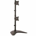 StarTech.com - Vertical Dual Monitor Stand - Steel - For Monitors up to 27in