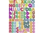 URSUS Haftmagnet Buchstaben Mehrfarbig, 100 Stück, Detailfarbe