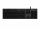Logitech Gaming-Tastatur G512 GX Brown Carbon, Tastaturlayout