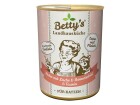 Betty's Landhausküche Nassfutter Huhn mit Lachs & Borretschöl, 400 g