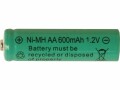 Star Trading Batterie AA 1.2 V 600 mAh NI-MH, Zubehörtyp: Ersatzakku