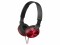 Bild 5 Sony On-Ear-Kopfhörer MDR-ZX310 Schwarz; Rot, Detailfarbe: Rot