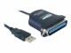 Bild 3 DeLock Adapterkabel USB - Parallel Centronics, Datenanschluss