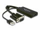 DeLock Konverter VGA - HDMI, mit Audio, Kabeltyp: Konverter