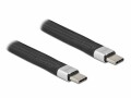 DeLock USB 3.2 Gen 2 FPC Flachbandkabel USB C