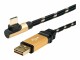 Roline GOLD USB 2.0 Kabel, 3,0m, USB A ST