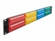 DeLock Patchpanel 19" 48 Port Cat.5e, 2HE, farbig, Montage