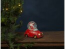 Star Trading Schneekugel Vinter, Santa im Auto, RGB+W, Betriebsart