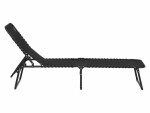 Schou Liegestuhl Rosa, Schwarz, Breite: 53 cm, Gewicht