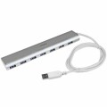 StarTech.com - 7 Port Compact USB 3.0 Hub - Built-in Cable - Aluminum USB Hub