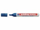 edding Permanent-Marker 3300 Blau, Strichstärke: Keine Angabe