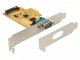 DeLock - PCI Express Card to 1 x Serial with voltage supply ESD protection