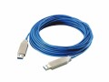 EXSYS USB 3.0-Kabel EX-K1680 Glasfaser 10 m, Kabeltyp