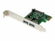 StarTech.com - 2 Port PCI Express (PCIe) SuperSpeed USB 3.0 Card Adapter with UASP - SATA Power - Dual Port USB 3 PCIe Controller (PEXUSB3S24)