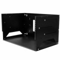 StarTech.com - Wall-Mount Server Rack with Built-in Shelf - Solid Steel - 4U